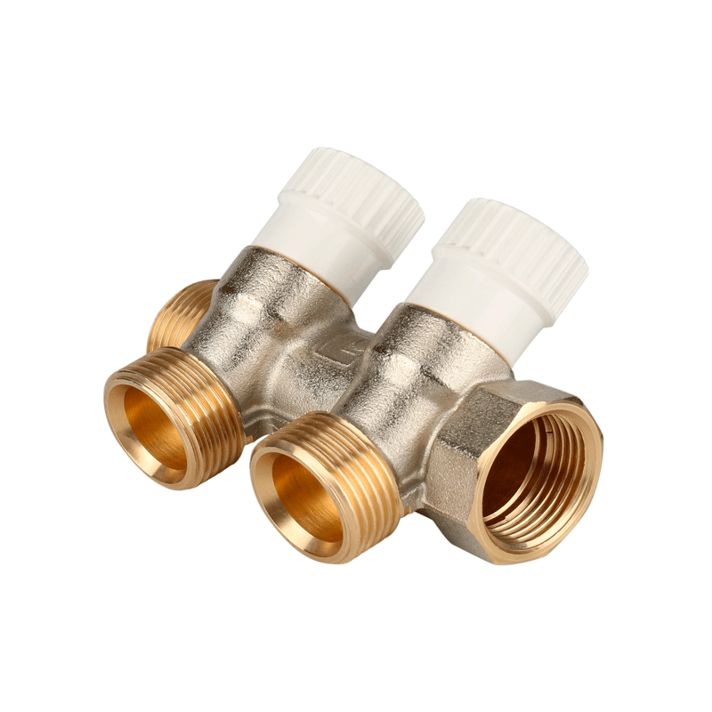 Коллектор для воды 2 выхода Stout 3/4"x3/4" Евроконус арт.SMB 6851 343402