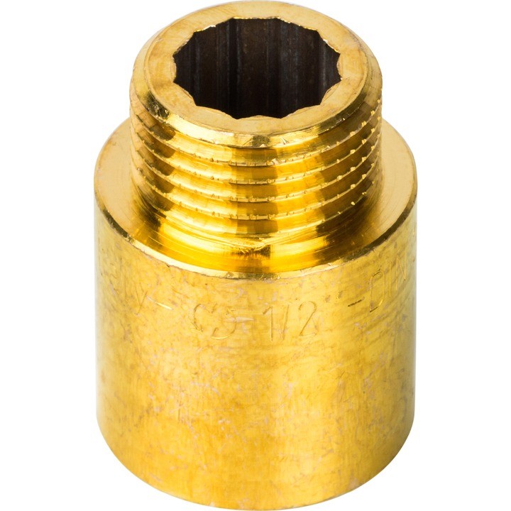 Удлинитель латунный резьбовой Stout - 1/2" длина 25 мм