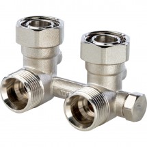 Узел нижнего подключения для однотрубной системы угловой 3/4" Stout SVH-0003-000020
