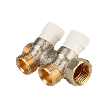 Коллектор для воды 2 выхода Stout 3/4"x3/4" Евроконус арт.SMB 6851 343402