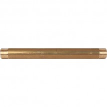 Удлинитель латунный резьбовой Stout - 1/2" НР-НР длина 200 мм