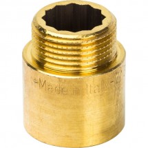 Удлинитель латунный резьбовой Stout - 3/4" длина 25 мм