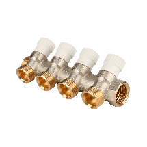 Коллектор для воды 4 выхода Stout 3/4"x3/4" Евроконус арт.SMB 6851 343404