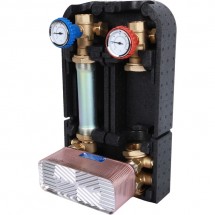 Насосная группа с теплообменником 34 пластины без насоса Stout SDG-0038-342501