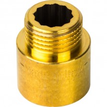 Удлинитель латунный резьбовой Stout - 1/2" длина 20 мм