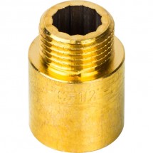 Удлинитель латунный резьбовой Stout - 1/2" длина 25 мм